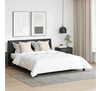 vidaXL Duvet Invernale 3 pcs Bianco 240 x 200 cm Microfibra