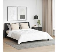vidaXL Duvet Invernale 3 pcs Bianco 260 x 220 cm Microfibra