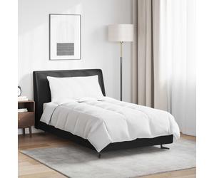 vidaXL Duvet Invernale con cuscino 2 pz Bianco Piuma d'anatra