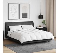 vidaXL Duvet Invernale con cuscino 3 pcs Bianco Piuma d'anatra