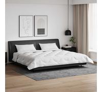 vidaXL Duvet Invernale con cuscino 3 pz Bianco Microfibra