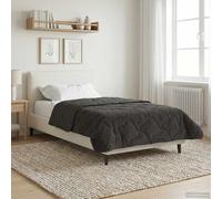 vidaXL Duvet Invernale Trapuntato Antracite 155 x 220 cm