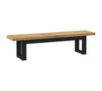 vidaXL Panchina da pranzo NOAIN 160 x 41 x 45 cm, Panca Rettangolare in Pino per Sala da Pranzo, Seduta Versatile, Design a Listelli, Facile da Pulire