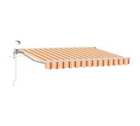 vidaXL Tettuccio Elettrico Retrattile 2,5 x 2 m, Pergolato moderno rettangolare per giardino e terrazza, tenda elettrica, ombrellone regolabile, resistente agli agenti atmosferici