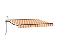 vidaXL Tettuccio Elettrico Retrattile 2,5 x 2 m, Pergolato moderno rettangolare per giardino e terrazza, tenda elettrica, ombrellone regolabile, resistente agli agenti atmosferici