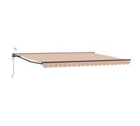 vidaXL Tettuccio Elettrico Retrattile 4 × 3,5 m, Pergolato moderno rettangolare per giardino e terrazza, tenda elettrica, ombrellone regolabile, resistente agli agenti atmosferici