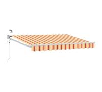 vidaXL Tettuccio Elettrico Retrattile Multicolore 2,5 x 2 m, Tenda elettrica moderna, automatica e retrattile, copertura patio con LED, rifugio funzionale all'aperto