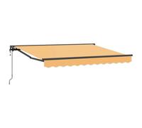 vidaXL Tettuccio Elettrico Retrattile Sabbia 4 × 3,5 m, Tenda retrattile moderna e rettangolare, soluzione ombreggiante per terrazzi, balconi e giardini, resistente e regolabile