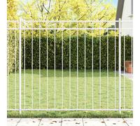 vidaXL Elemento Recinzione ASSEN 163 x 150 cm Acciaio Bianco