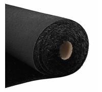 vidaXL Rotolo di erba sintetica 1 x 15 m, nero, resistente ai raggi UV, sintetico, per esterni, acqua, prato, decorazione perfetta per giardino, decorazione realistica, polipropilene, foglie