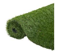 vidaXL Prato artificiale PP e PE, tappeto da giardino arrotolabile, resistente alle intemperie, resistente ai raggi UV, per balcone, erba sintetica beige