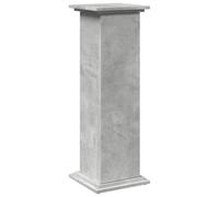 vidaXL Espositore con Portaoggetti Grigio Cemento 31x30x90 Truciolato, espositore a Colonna, vetrina, Mobile espositivo, piedistallo espositivo
