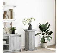 vidaXL Espositore con Portaoggetti Grigio Sonoma 31x30x60cm Truciolato