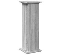 vidaXL Espositore con Portaoggetti Grigio Sonoma 31x30x90cm Truciolato, espositore a Colonna, vetrina, Mobile espositivo, piedistallo espositivo