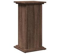 vidaXL Espositore con Portaoggetti Rovere Marrone 31x30x60 Truciolato, espositore a Colonna, vetrina, Mobile espositivo, piedistallo espositivo