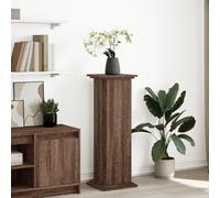 vidaXL Espositore con Portaoggetti Rovere Marrone 31x30x90 Truciolato