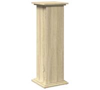 vidaXL Espositore con Portaoggetti Rovere Sonoma 31x30x90cm Truciolato, espositore a Colonna, vetrina, Mobile espositivo, piedistallo espositivo