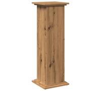 vidaXL Espositore Portaoggetti Rovere Artigianale 31x30x90 Truciolato, espositore a Colonna, vetrina, Mobile espositivo, piedistallo espositivo