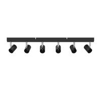 vidaXL Faretti da soffitto 6 Vie Regolabili Neri E27