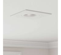 vidaXL Faretti Incassati 12 pcs Quadrati GU10 Bianchi 91x91 mm