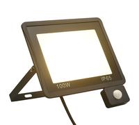 vidaXL Faretto a LED con Sensore 100 W Bianco Caldo