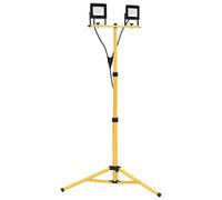 vidaXL Faretto a LED con Treppiede 2x30 W Bianco Freddo