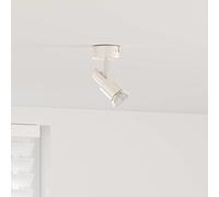 vidaXL Faretto da soffitto 1 via regolabile Nichel spazzolato GU10