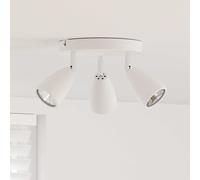 vidaXL Faretto da Soffitto 3 Vie Regolabile Bianco GU10
