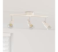 vidaXL Faretto da soffitto 3 Vie Regolabile Nichel Spazzolato GU10