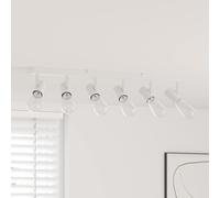 vidaXL Faretto da soffitto Bianco 73 x 6,5 x 11,5 cm Metallo