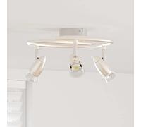vidaXL Faretto da soffitto Nichel 24 x 22 x 12,5 cm Metallo