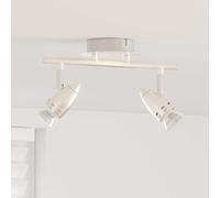vidaXL Faretto da soffitto Nichel opaco 27 x 14 x 12 cm Acciaio