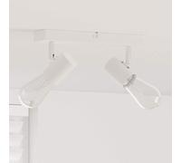 vidaXL Faretto da soffitto vitaXL 2 vie regolabile bianco E27