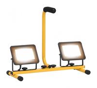 vidaXL Faretto LED con Maniglia 2x30 W Bianco Caldo
