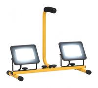 vidaXL Faretto LED con Maniglia 2x30 W Bianco Freddo