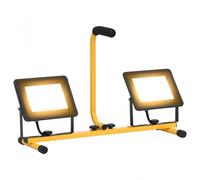 vidaXL Faretto LED con Maniglia 2x50 W Bianco Caldo