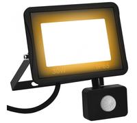 vidaXL Faretto LED con Sensore 30 W Bianco Caldo