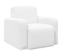 vidaXL Fauteuil Wit Stof