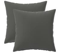 vidaXL Federa 2 pcs HEERLEN Antracite 45 x 45 cm Poliestere