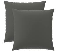 vidaXL Federa 2 pcs HEERLEN Antracite 60 x 60 cm Poliestere