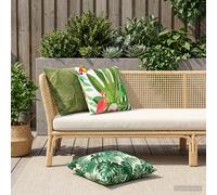 vidaXL Federa 2 pcs HEERLEN Design a foglia 60 x 60 cm Poliestere