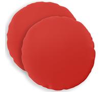 vidaXL Federa 2 pcs HEERLEN Rosso Ø 30 cm Poliestere