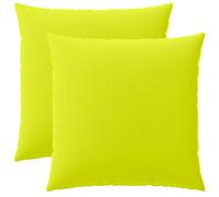 vidaXL Federa 2 pcs HEERLEN Verde brillante. 60 x 60 cm Poliestere