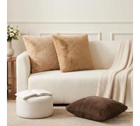 vidaXL Federa 2 pz HEERLEN Crema 50 x 50 cm