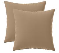 vidaXL Federa 2 pz HEERLEN Tortora 40 x 40 cm Poliestere