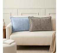 vidaXL Federa 2 pz HOUTEN Grigio Chiaro 30 x 50 cm