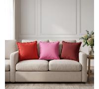 vidaXL Federa 2 pz HOUTEN Rosa 30 x 30 cm Poliestere