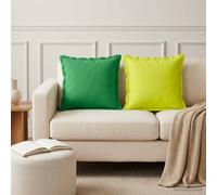 vidaXL Federa 2 pz HOUTEN Verde 35 x 35 cm Poliestere