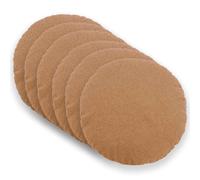 vidaXL Federa 6 pcs HEERLEN Beige Ø 30 cm Bouclé