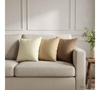 vidaXL Federa 6 pcs HEERLEN Beige 40 x 40 cm Poliestere